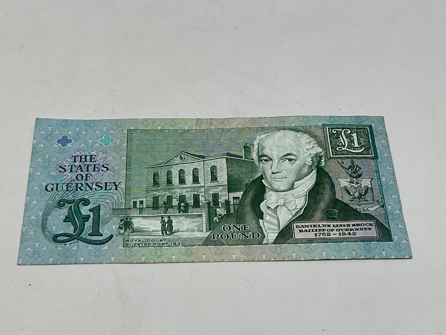 The States of Jersey One Pound Note