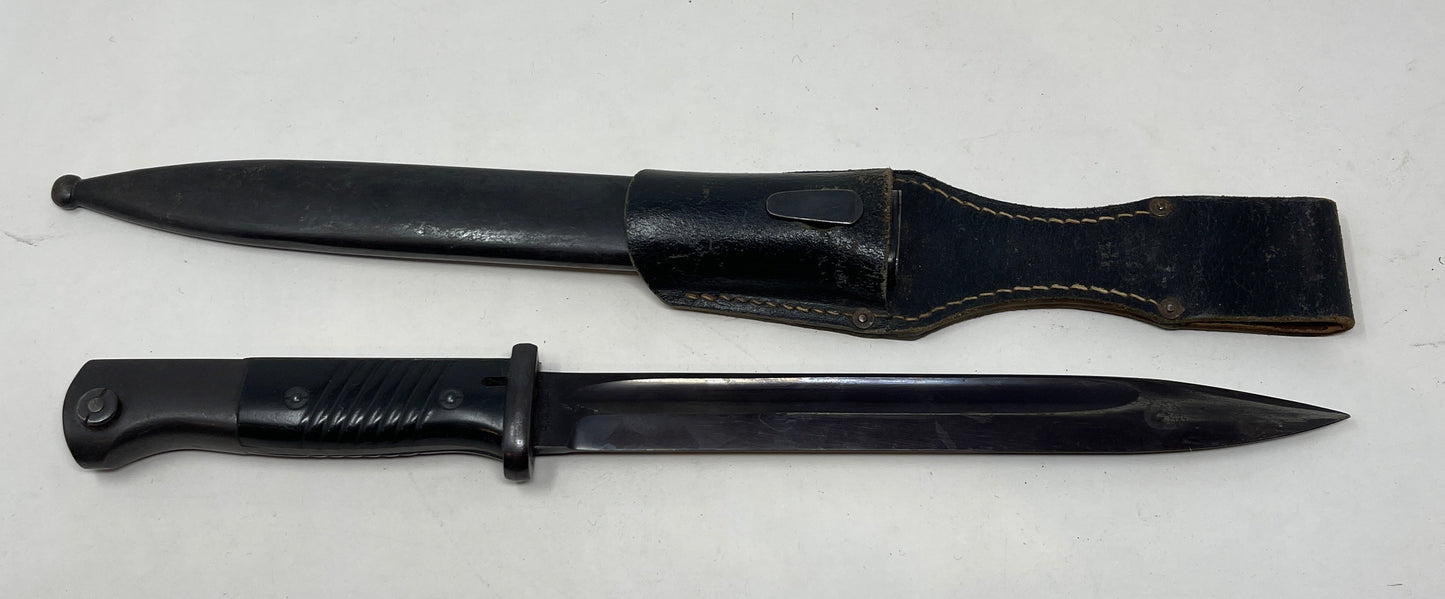 German WW2 K98 Bayonet with Frog Marked 42ASW