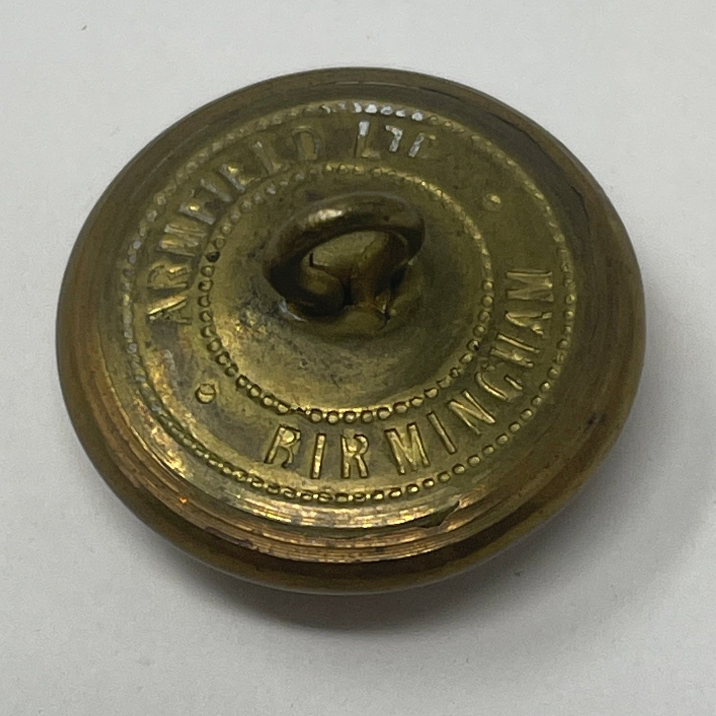 The Royal Devonshire Regiment Large Brass Button