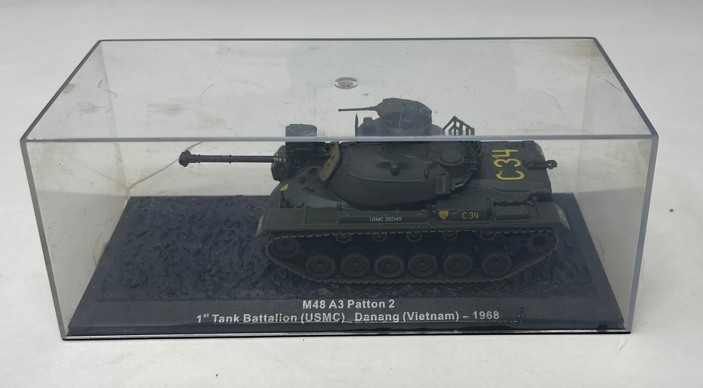 Deagostini M48 A3 Patton 2 1st tank Battalion (USMC) 1/72 Scale