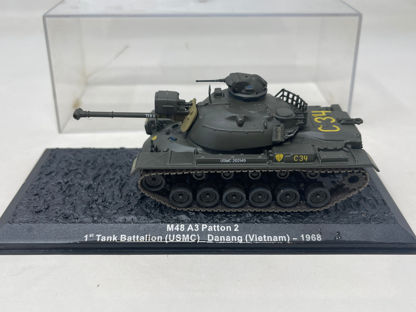 Deagostini M48 A3 Patton 2 1st tank Battalion (USMC) 1/72 Scale