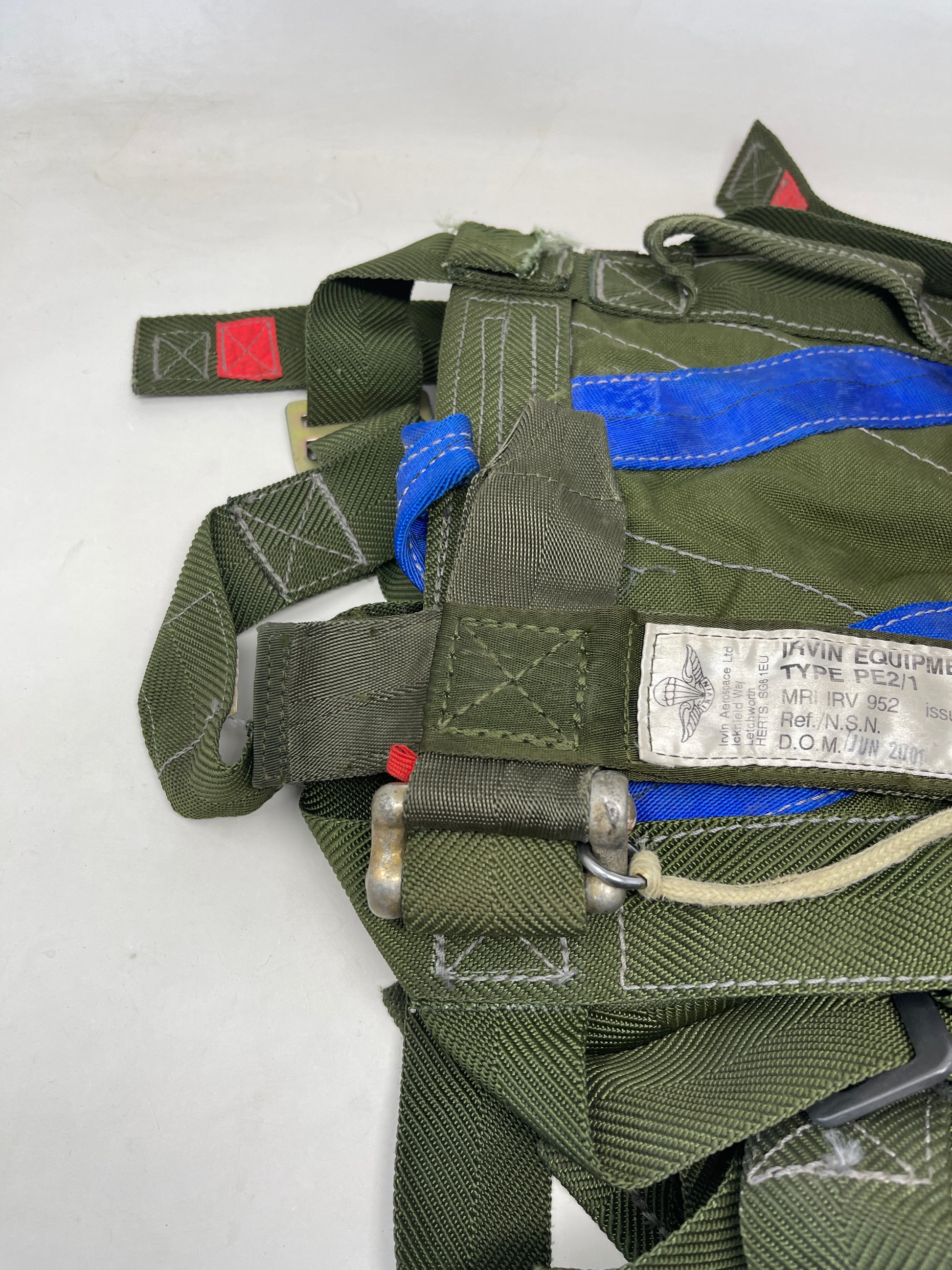 British CSEP Container Straps Equipment Parachutist