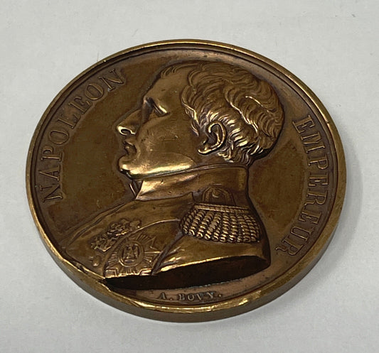 Napoleon Bonaparte medal 1840 St Helena Tomb Death French Memorial Medallion