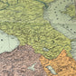 WW2 German Die Ostfront Map 1st April 1941