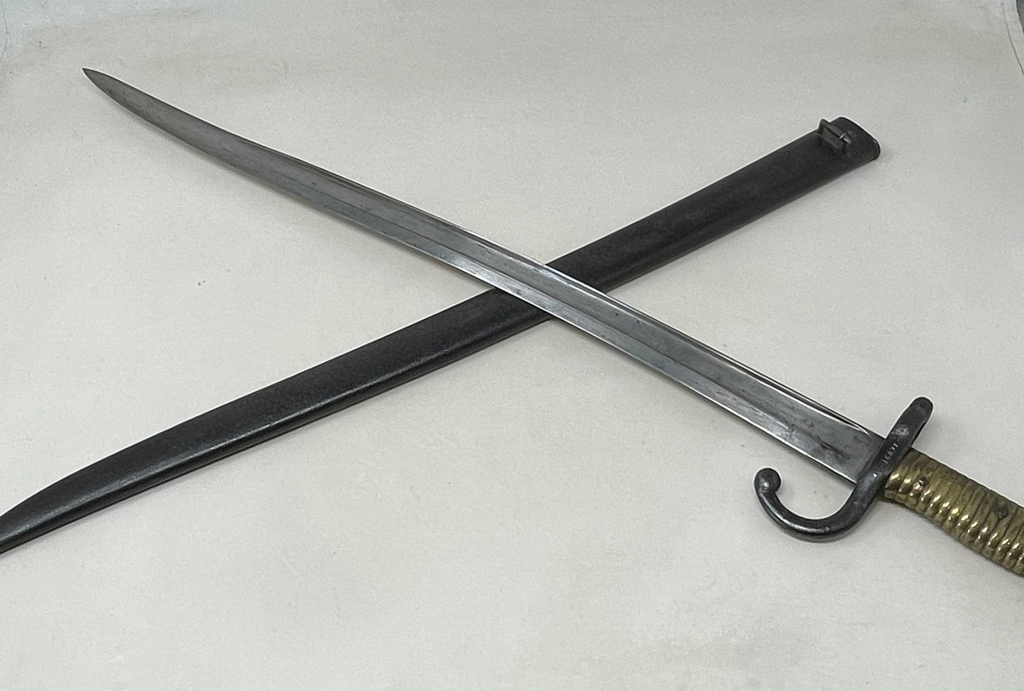 French Chassepot Bayonet 22 1/2 inch,