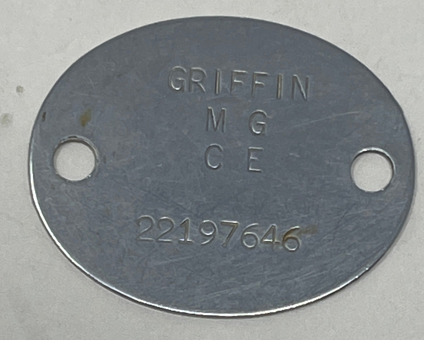 British Army 1950's ID Discs ( Dog Tags )