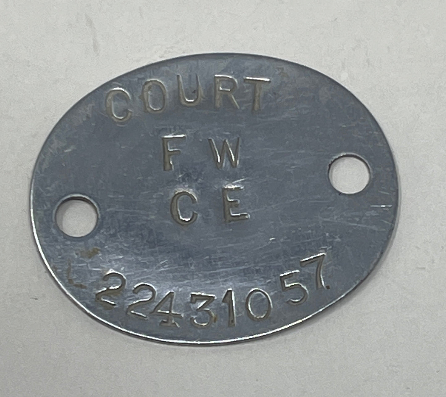 British Army 1950's ID Discs ( Dog Tags )