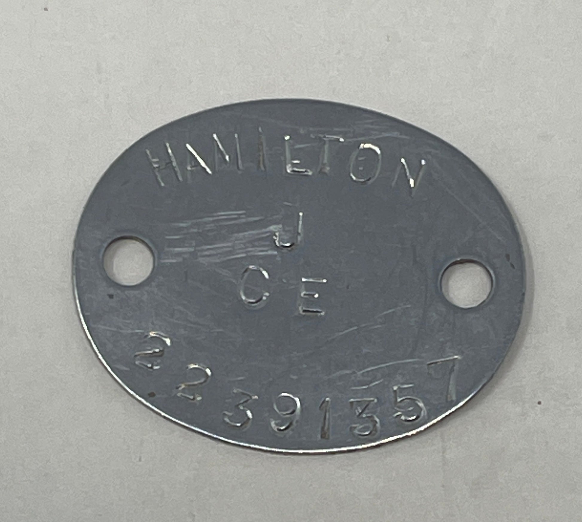 British Army 1950's ID Discs ( Dog Tags )