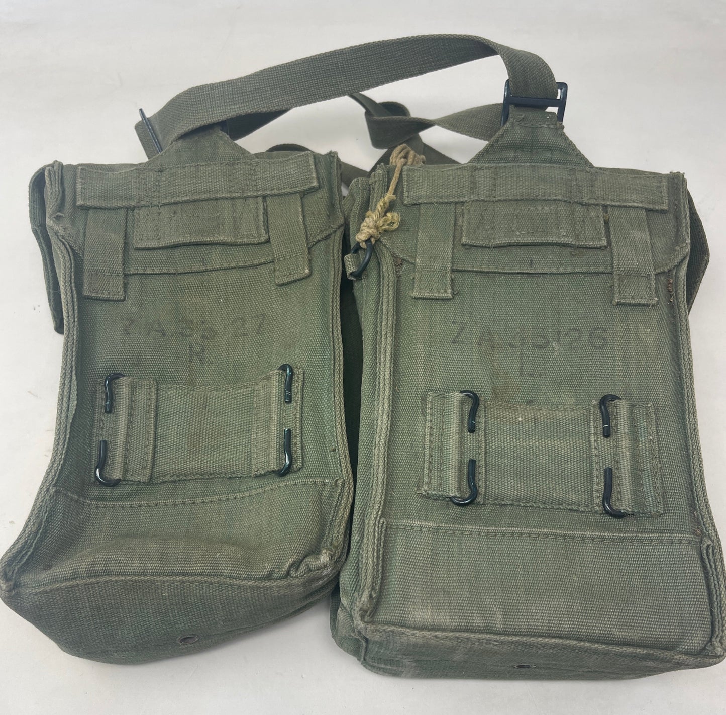 WS88 Radio Webbing Carriage Pouches 1944 Pattern