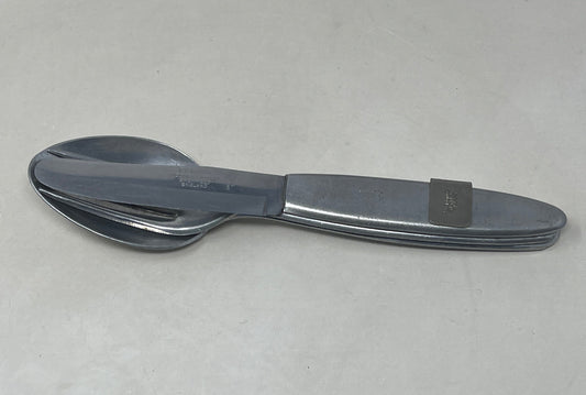 Knife, fork, and spoon set dated 1944